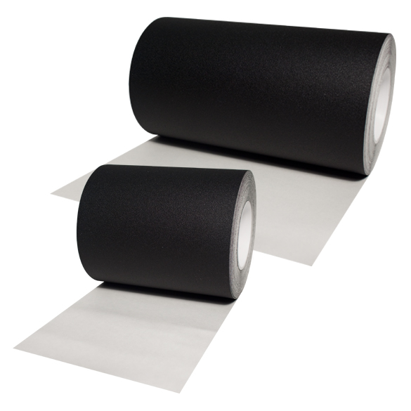[1379] Protection Film Structure - Thin, Schwarz, 15 cm breit x 0,19 mm stark - Selbstklebende Steinschlagschutz-Folie