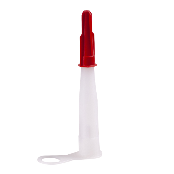 [1490WDC] Düse WDC - weiß mit Clip und Verschlusskappe - Kartuschen-Spitzen