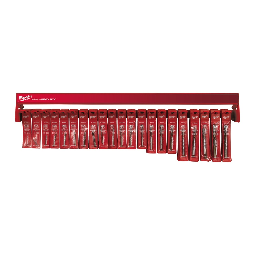 [4932430501] MILWAUKEE 1 m Modul - HSS-G RED COBALT Metallbohrer