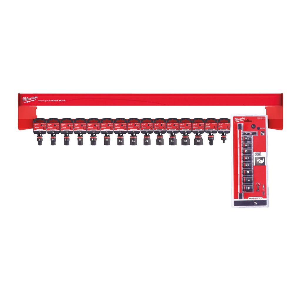 [4932478592] MILWAUKEE 1 m Modul - Schlagnüsse 3/8" kurz