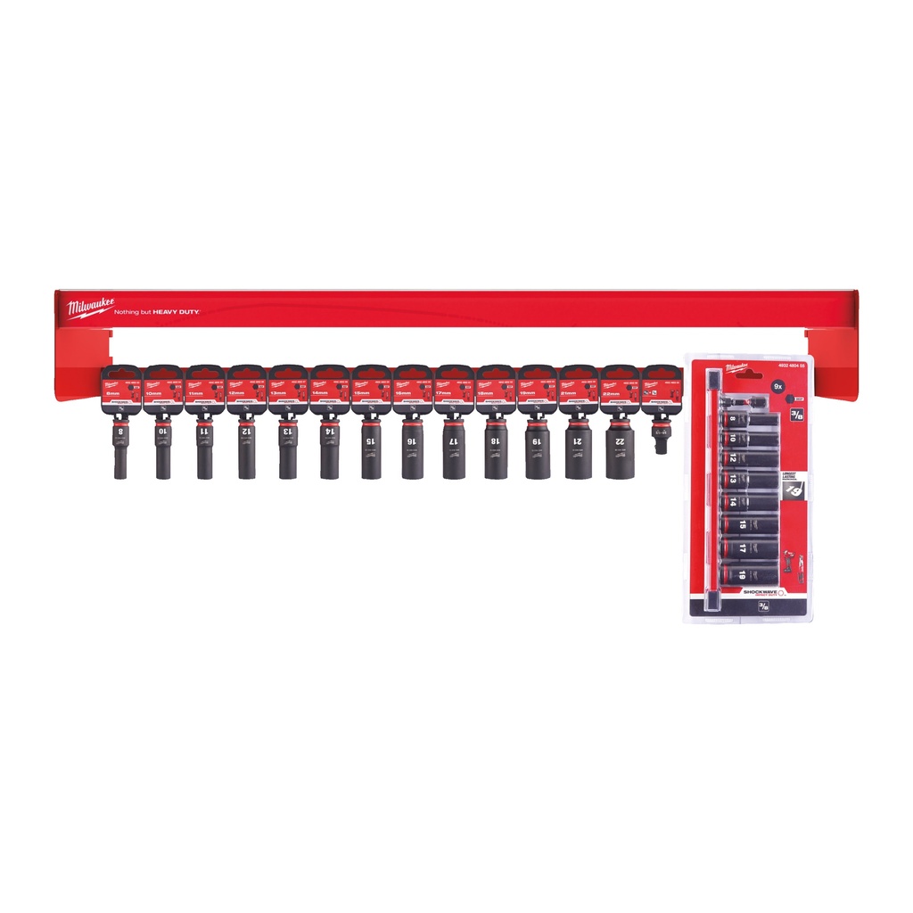 [4932478593] MILWAUKEE 1 m Modul - Schlagnüsse 3/8" lang