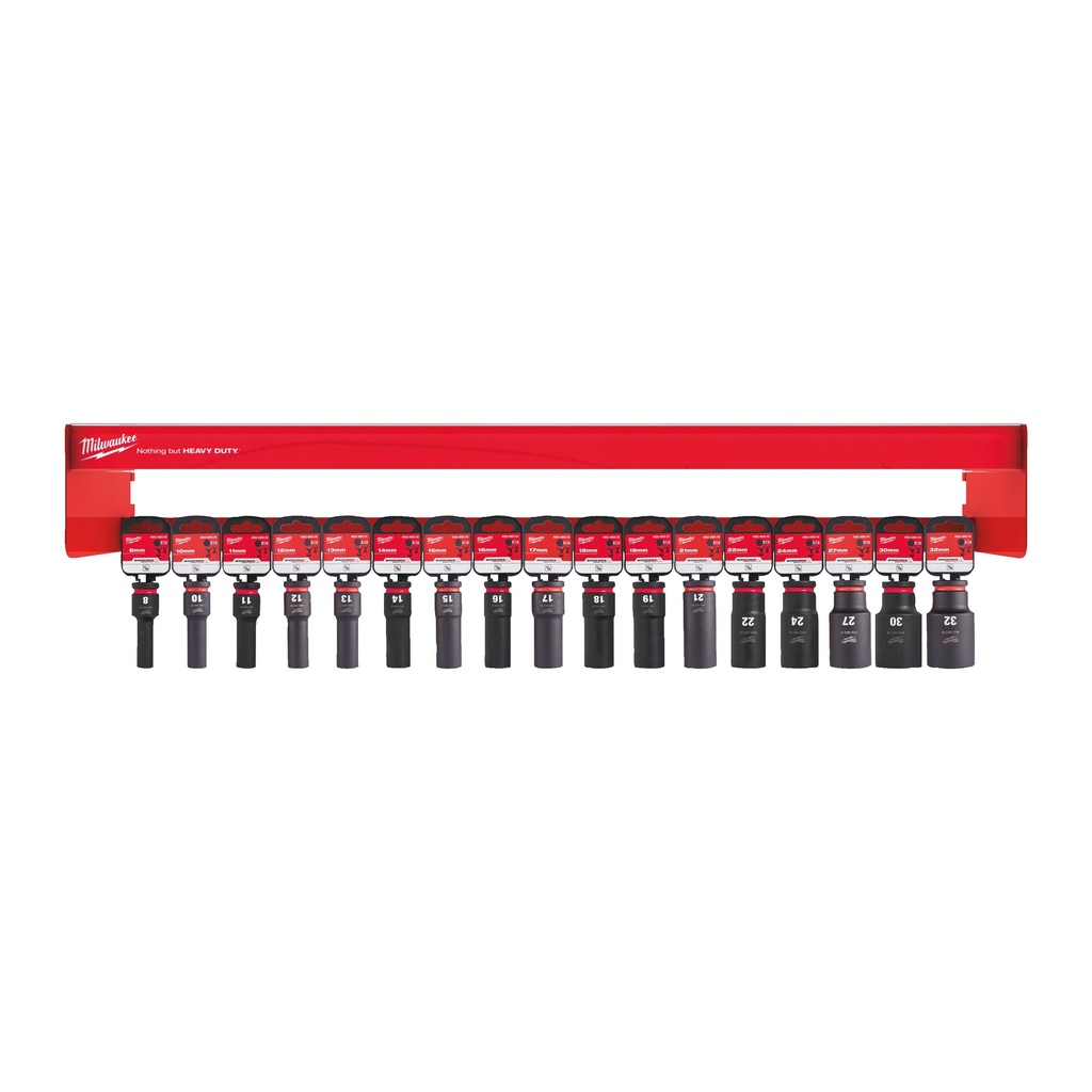 [4932478595] MILWAUKEE 1 m Modul - Schlagnüsse 1/2" lang
