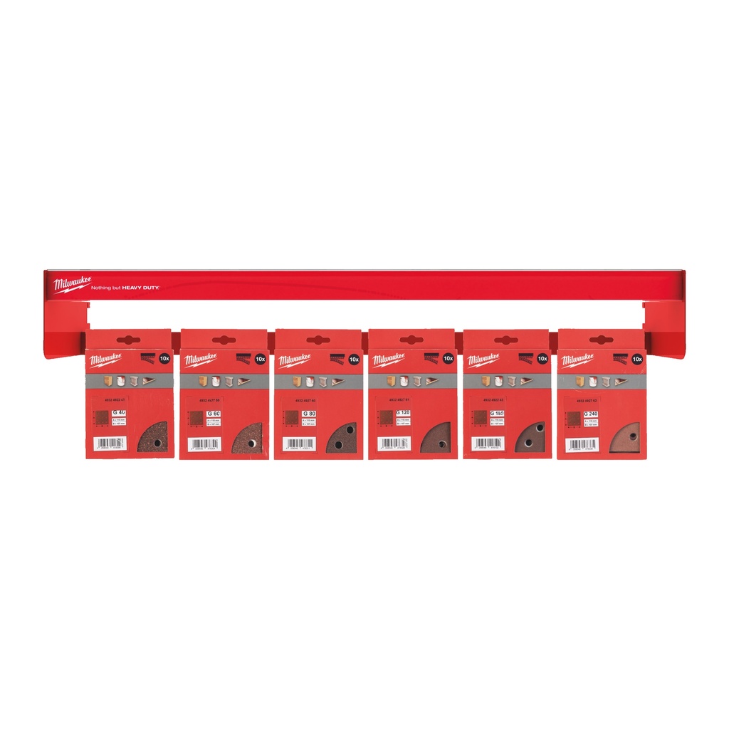 [4932493505] MILWAUKEE 1 m Modul - Schleifblätter für Schwingschleifer 115 x 107 mm