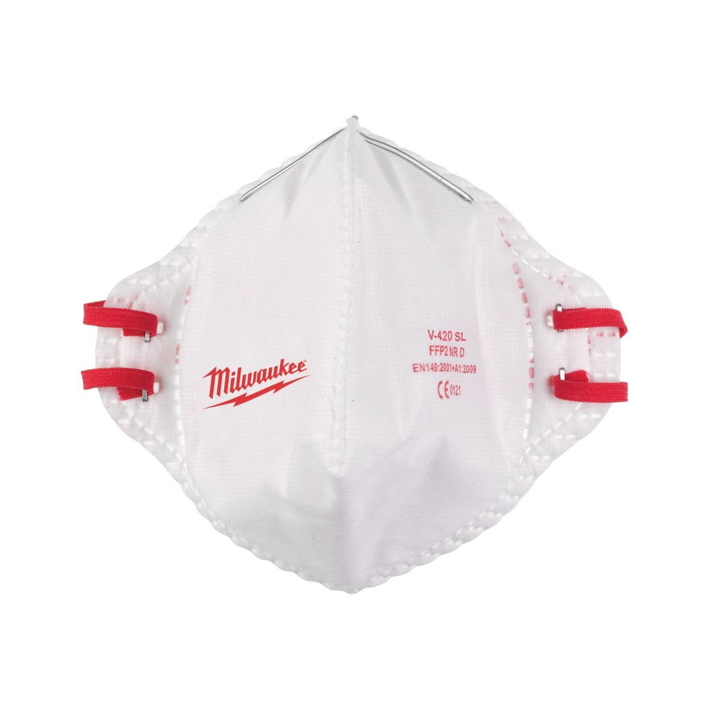 [4932479238] MILWAUKEE FFP2 Einweg-Atemschutzmaske gefaltet