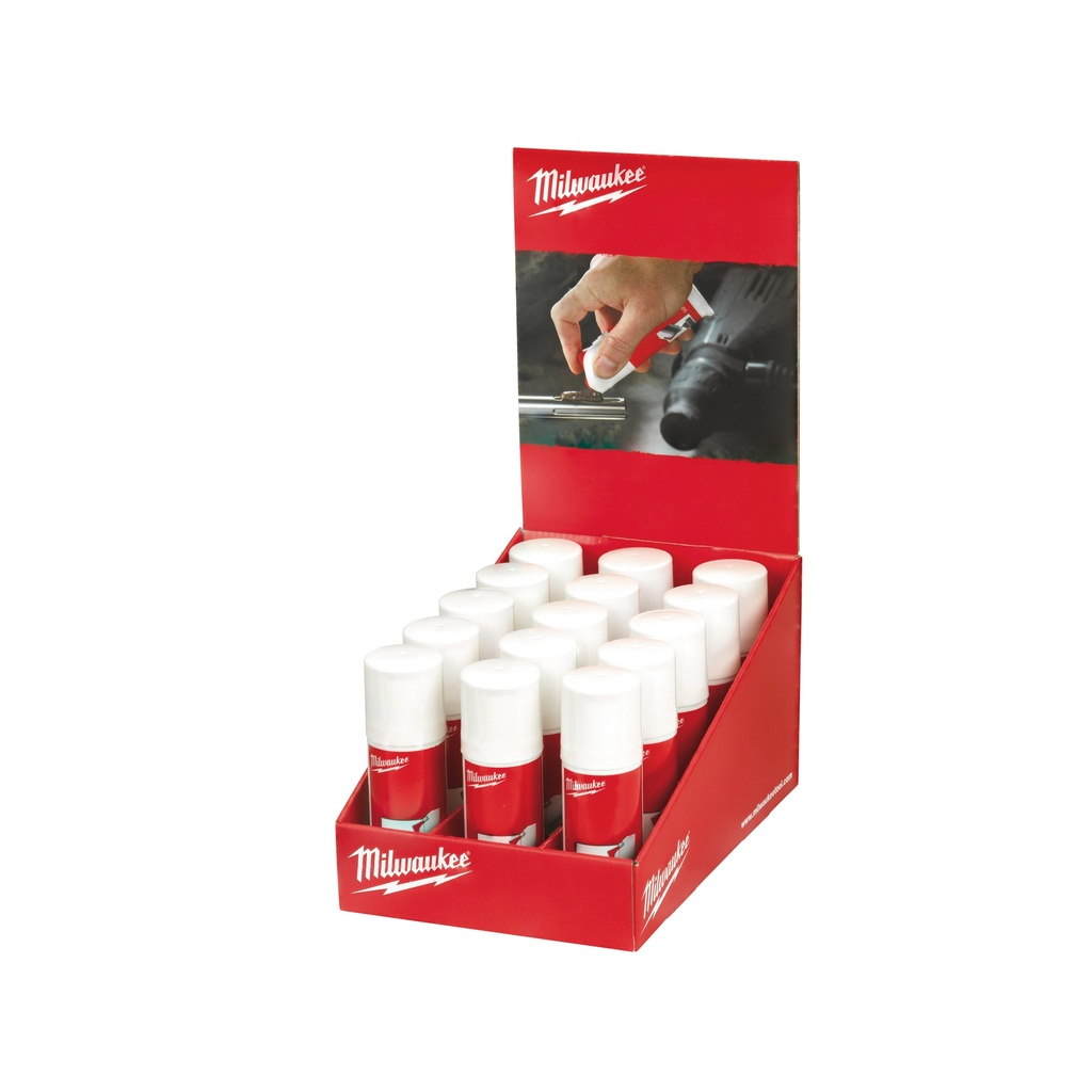 [4932352274] MILWAUKEE Thekendisplay Bohrerfett