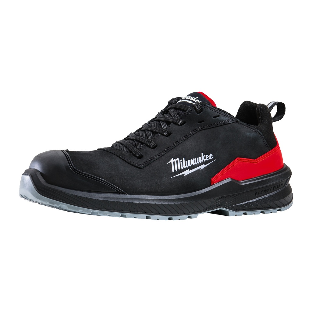 [4932493714] MILWAUKEE FLEXTRED S3S Sicherheits-Halbschuh Leder schwarz (Größe 36 (Halbschuh schwarz))