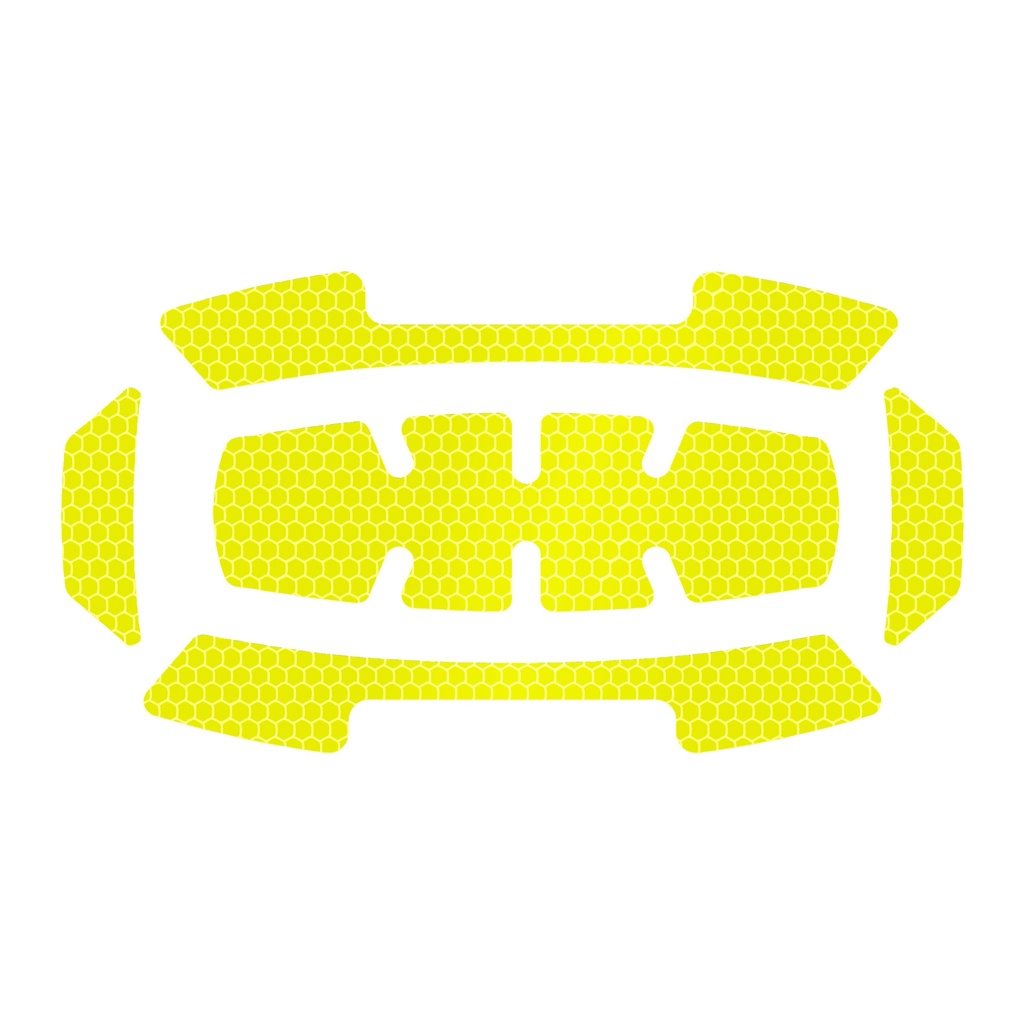 [4932499122] MILWAUKEE BOLT Hi-Vis Aufkleber (belüfted, gelb (BOLT 100 Industrieschutzhelm))