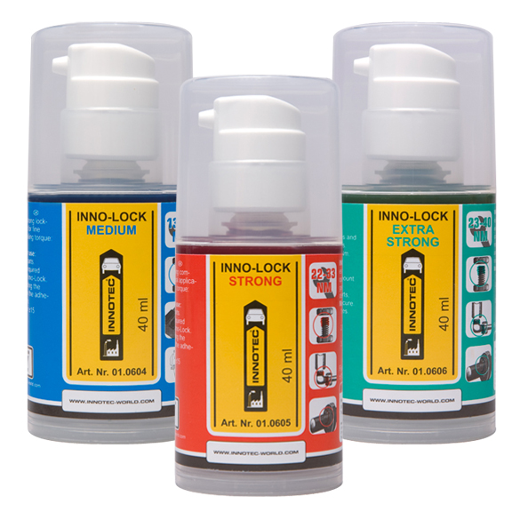 [1584-1] Inno-Lock New - 1 x Blau, 1 x Rot, 1 x Grün - Schraubensicherung