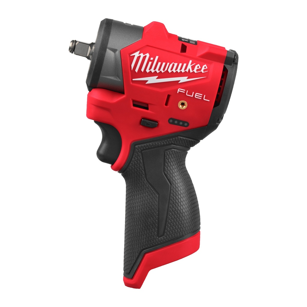 [4933498969] MILWAUKEE M12 FUEL™ 3/8˝-Akku-Schlagschrauber Vierkant mit Sprengring (M12 FUEL™ 3/8˝-Akku-Schlagschrauber Vierkant mit Sprengring (Solo) Keine Akkus enthalten, Kein Ladegerät enthalten, Karton)