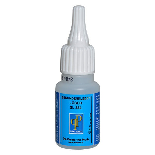 [3304] Pro Part Sekundenkleber Löser SL 334 Inhalt 20 g