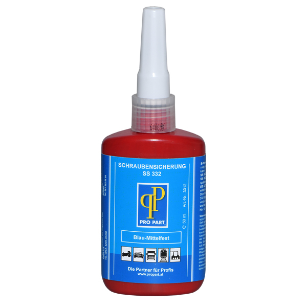 Pro Part Schraubensicherung Mittelfest SS 332 "Blau"  50 ml