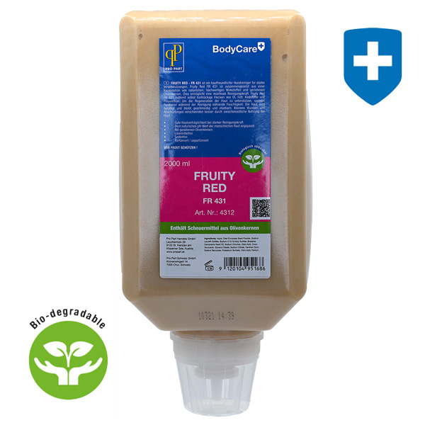 [4312] Pro Part Fruity Red Weichflasche FR 431 Inhalt 2 Liter