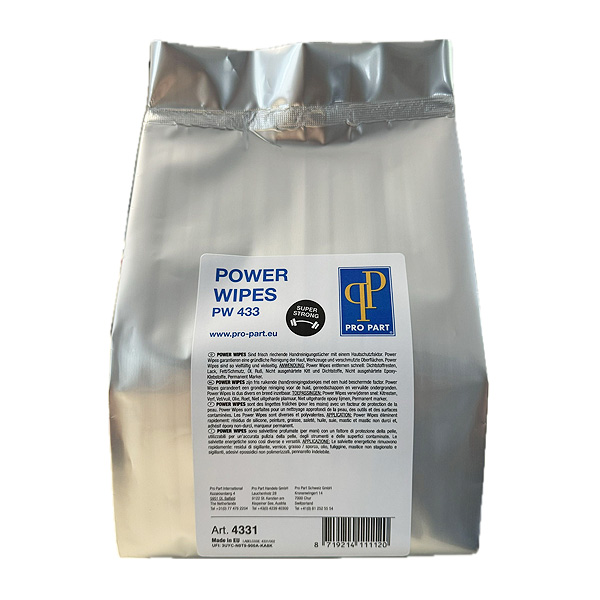 [4331] Pro Part Power Wipes Nachfüllpackung  (90 Stk.)