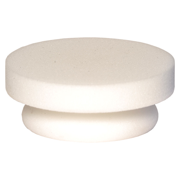 [4715] Pro Part Handpolierschwamm Weiss-Grob  130/50