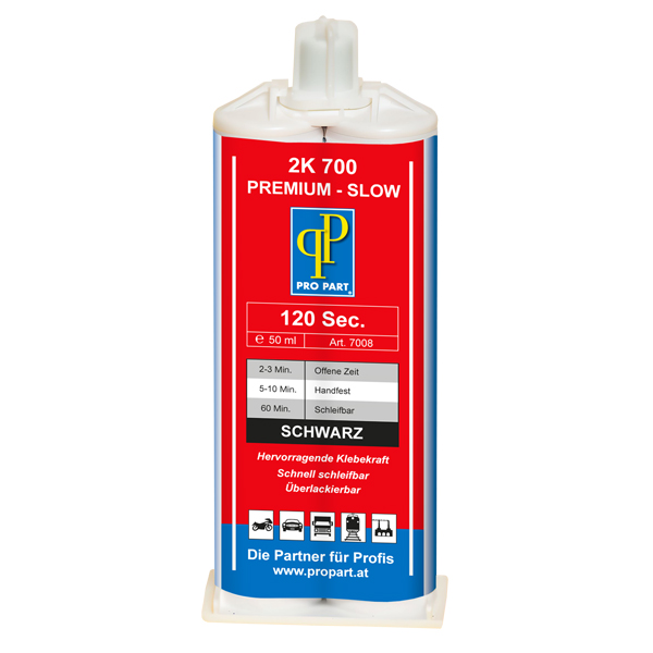 [7009] Pro Part 2K-Kunst. Rep. Schwarz "Slow" ohne Mischdüsen