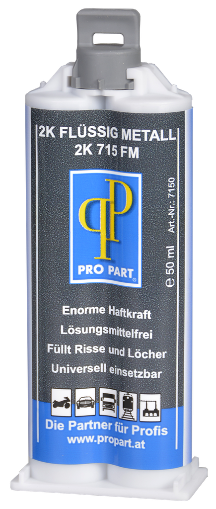 Pro Part Flüssigmetall FM 715 inkl. 2 Stk. Mischdüsen