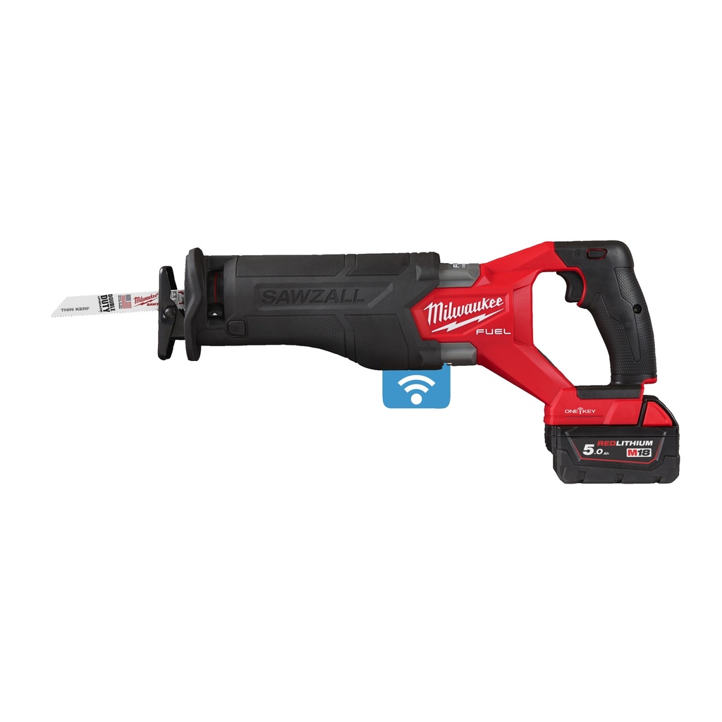 [4933478294] MILWAUKEE M18ONEFSZ-502X Säbelsäge (1x M18ONEFSZ, 2x M18B5 5.0Ah Akkus, 1x M12-18FC Schnellladegerät)