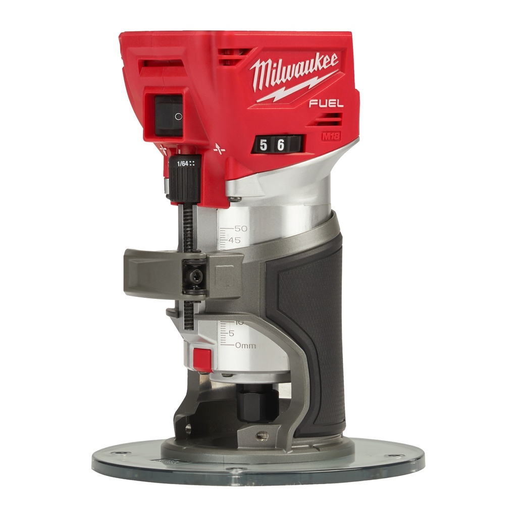 [M18FTR8-502X] MILWAUKEE M18FTR8-502X Oberfräse (1x M18FTR8, 2x M18B5 5.0Ah Akkus, 1x M12-18FC Schnellladegerät)