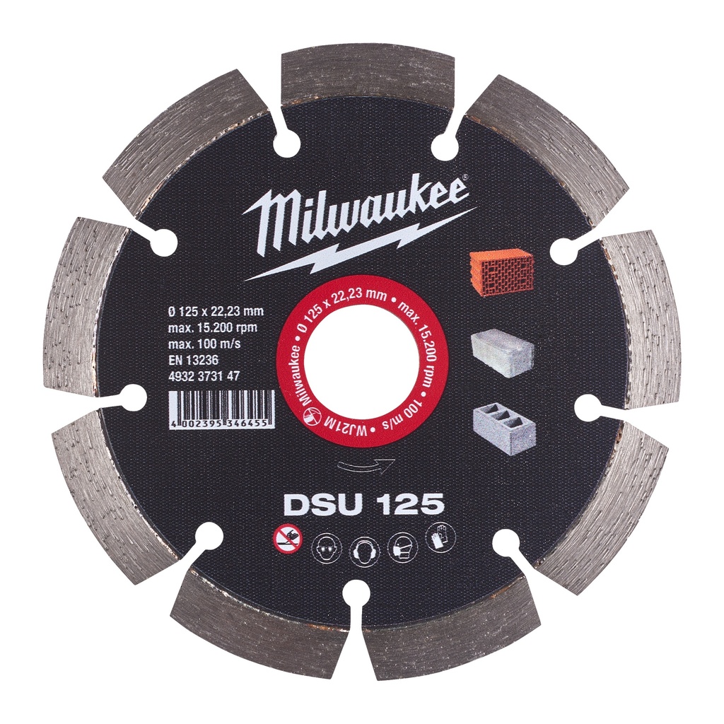 [4932373147] MILWAUKEE Diamanttrennscheibe DSU 125 mm