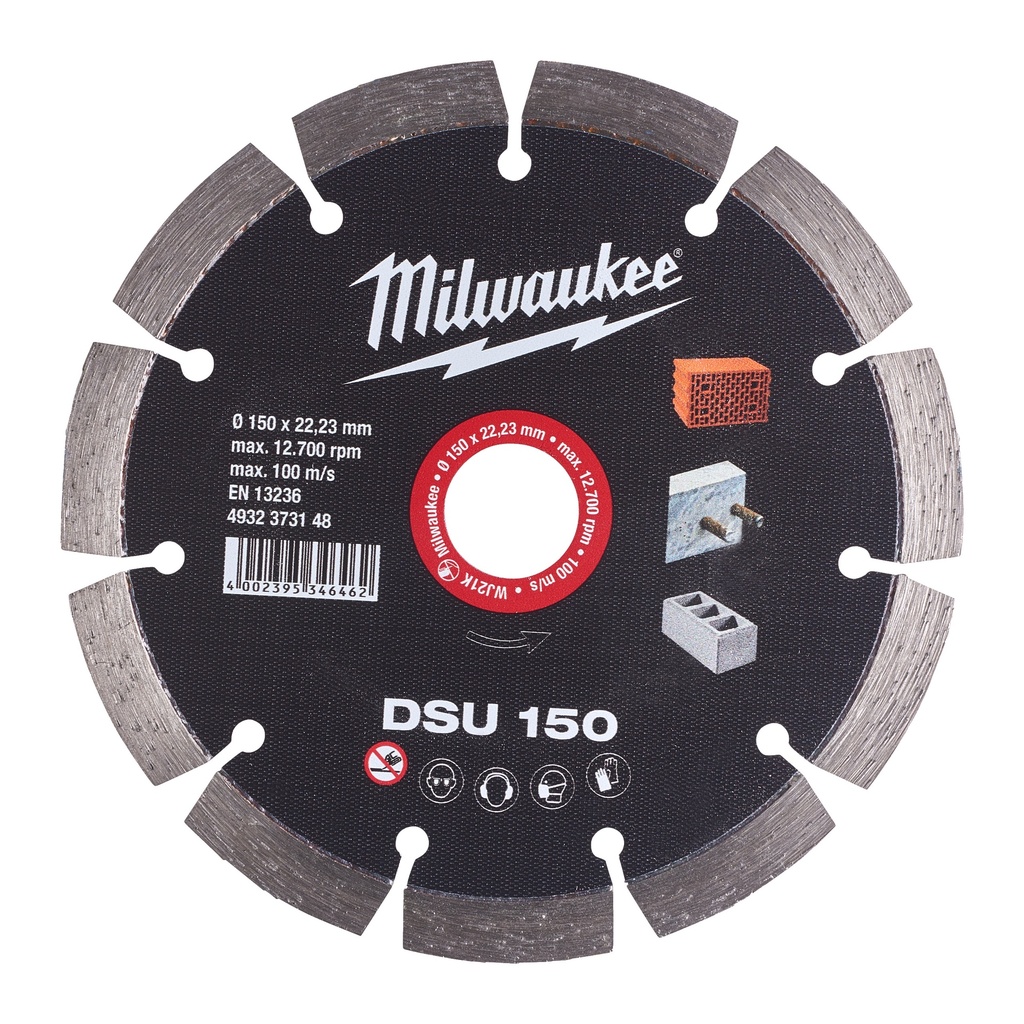 [4932373148] MILWAUKEE Diamanttrennscheibe DSU 150 mm