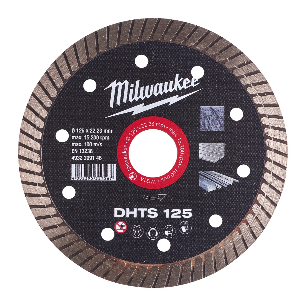 [4932399146] MILWAUKEE Diamanttrennscheibe DHTS 125 mm