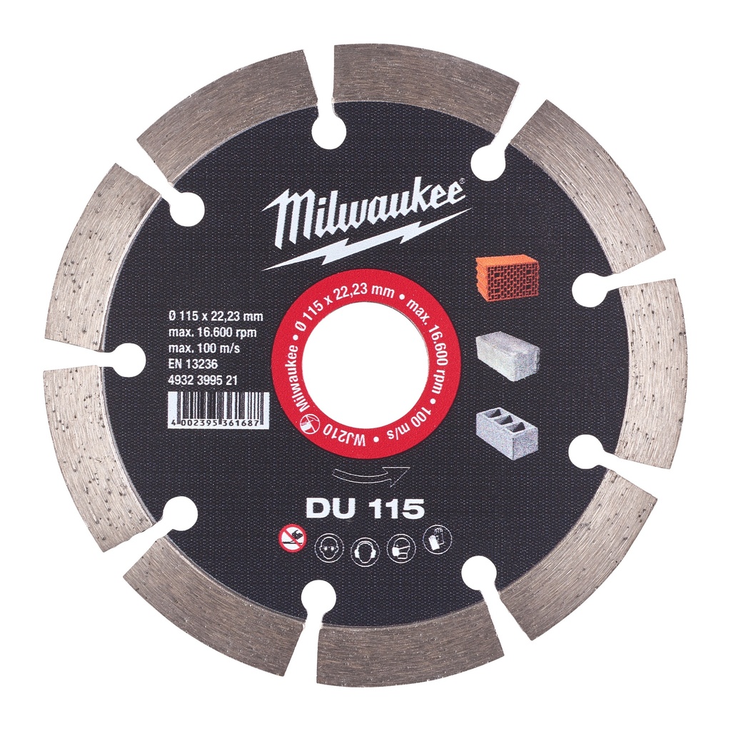 MILWAUKEE Diamanttrennscheibe DU 115 mm