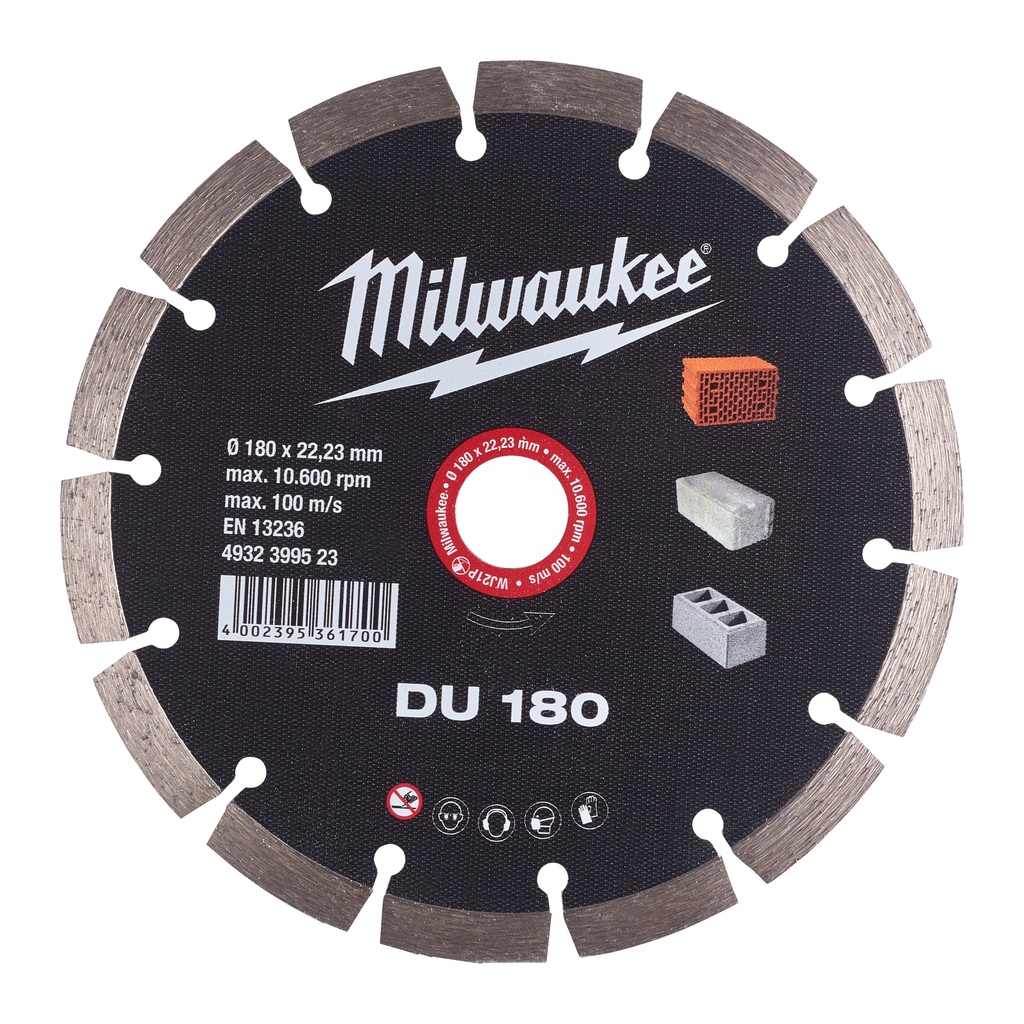 [4932399523] MILWAUKEE Diamanttrennscheibe DU 180 mm