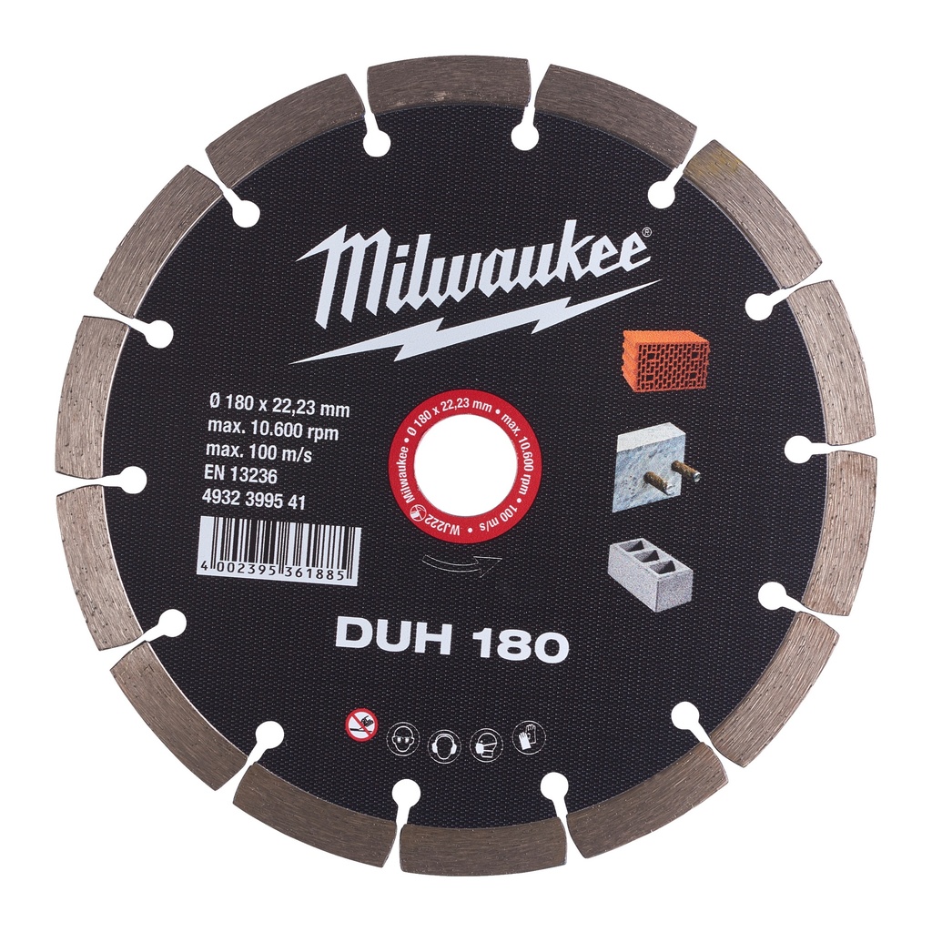 [4932399541] MILWAUKEE Diamanttrennscheibe DUH 180 mm