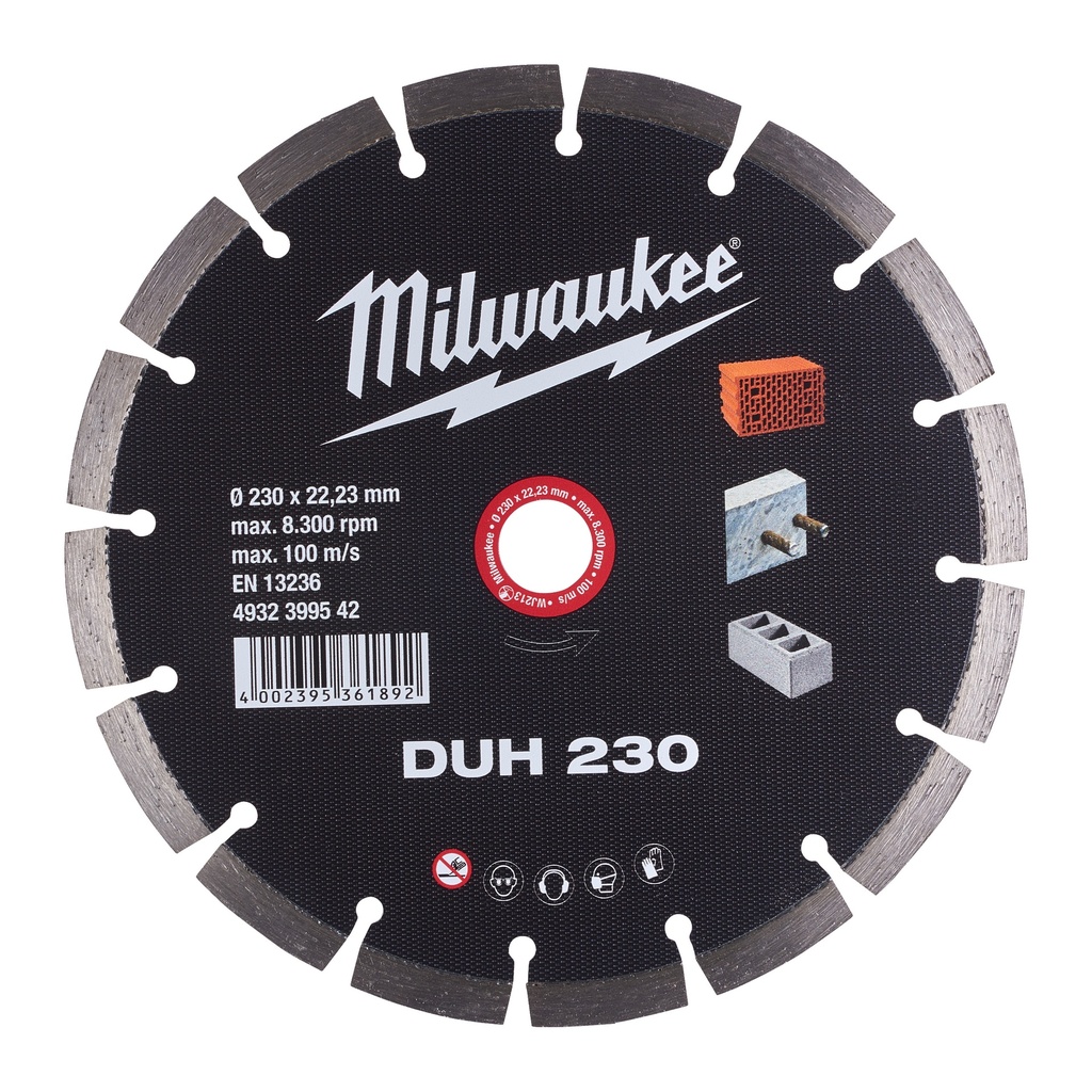 [4932399542] MILWAUKEE Diamanttrennscheibe DUH 230 mm