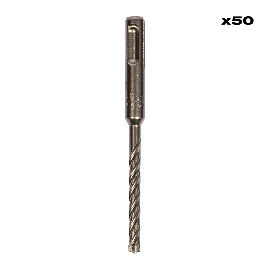 [4932430437] MILWAUKEE Hammerbohrer MX4 SDS-Plus 50er Pack (5,5 x 165 mm, SDS-Plus 4-Schneiden (Plus))