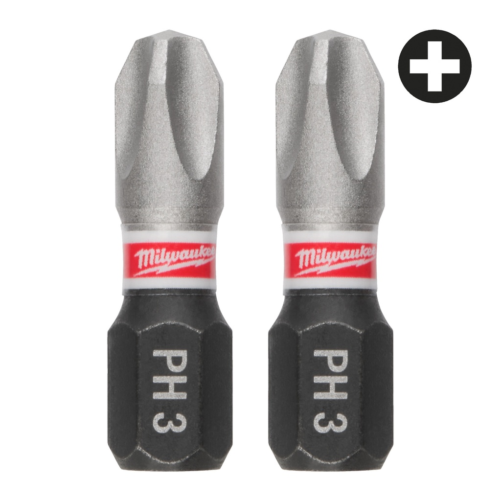 MILWAUKEE Schrauberbit SHOCKWAVE (10er Pack)