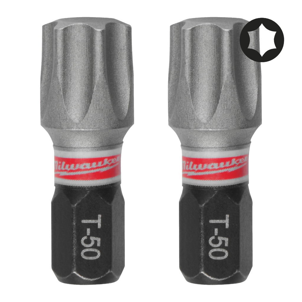 MILWAUKEE Schrauberbit SHOCKWAVE (15er Pack)