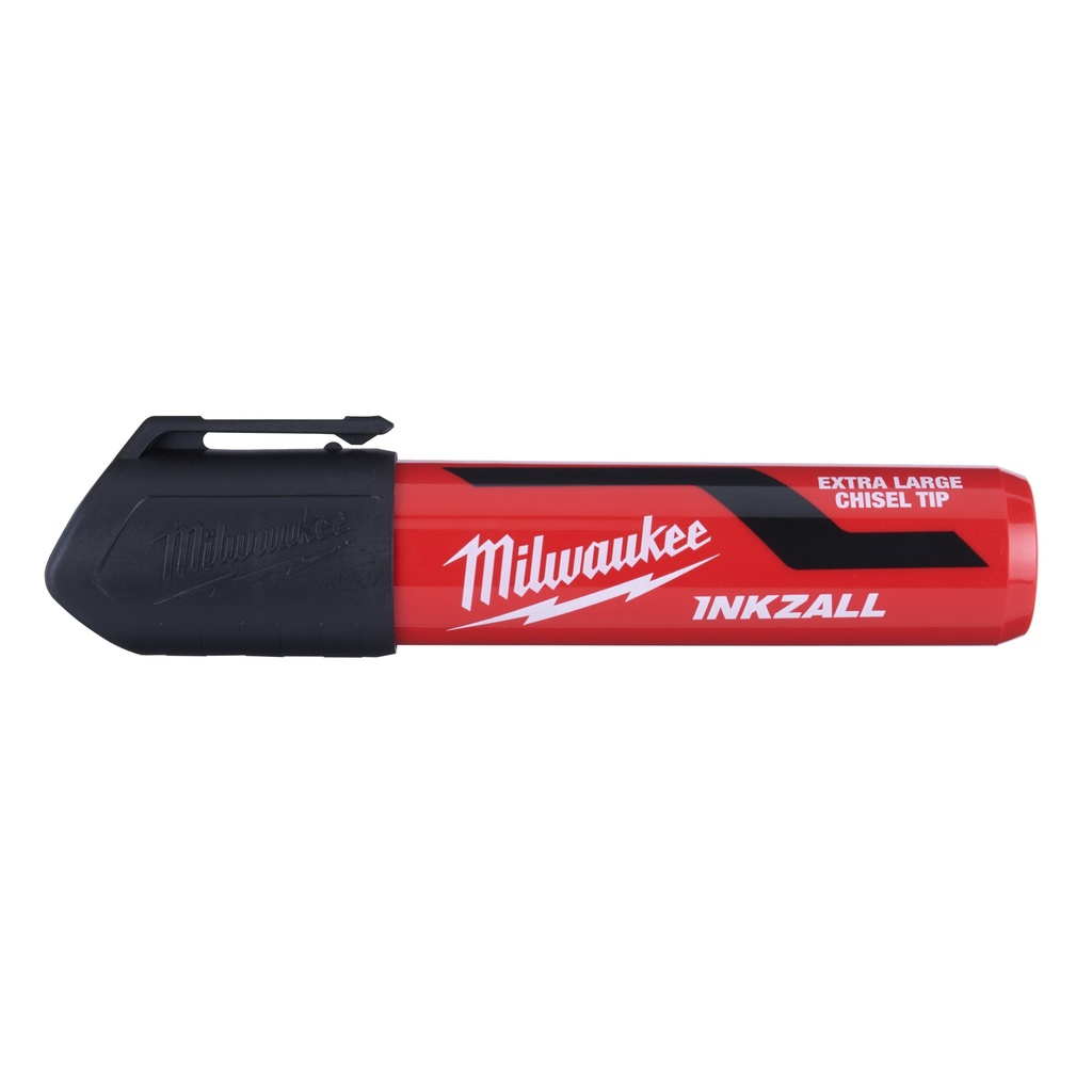 [4932471558] MILWAUKEE INKZALL Permanentmarker Keilspitze XL (schwarz (INKZALL feiner Permanentmarker))