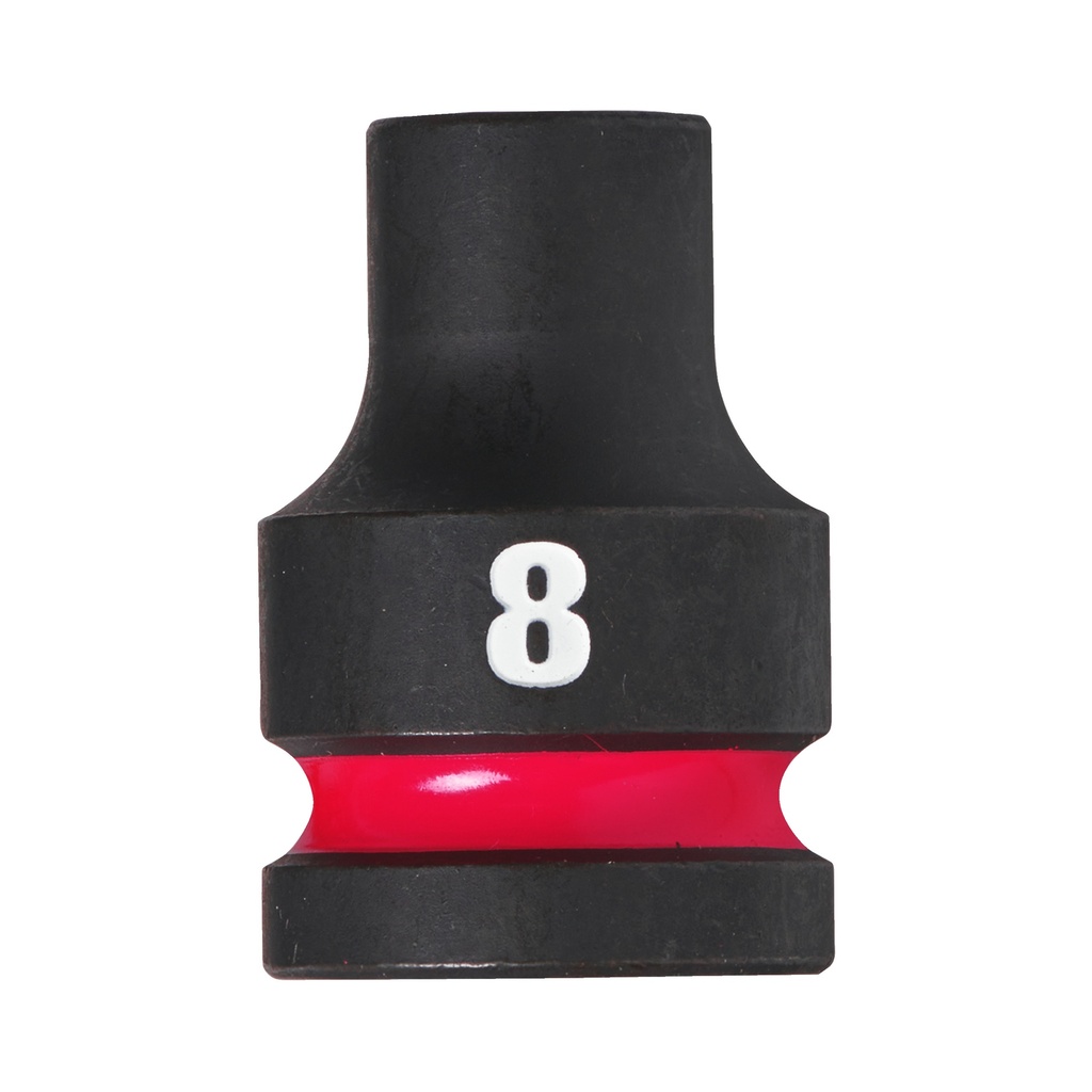 [4932480302] MILWAUKEE SHOCKWAVE Schlagnuss 1/2" kurz (8 x 38 mm (SHOCKWAVE Schlagnuss 1/2" kurz))