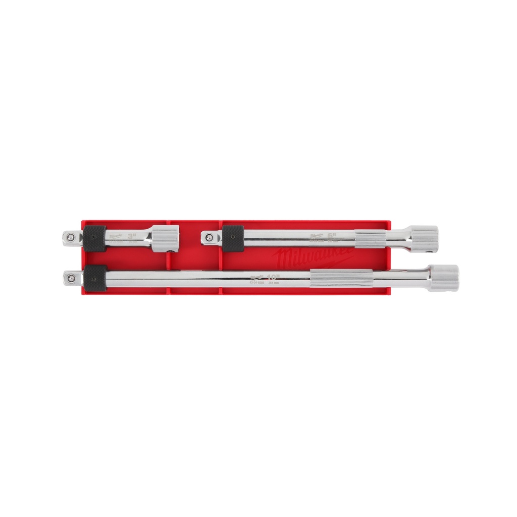 MILWAUKEE 3/8" Verlängerung, verriegelbar Set