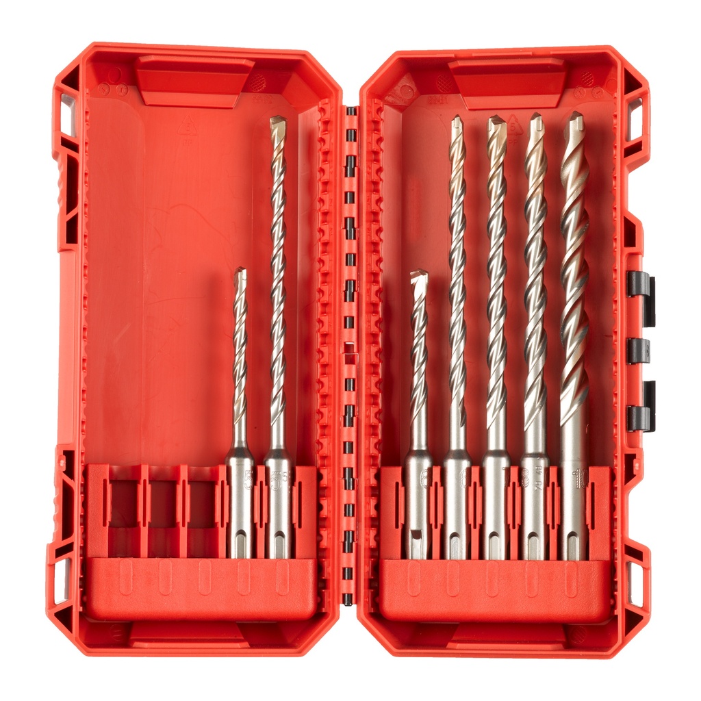 [4932492116] MILWAUKEE Hammerbohrer M2 SDS-Plus Set, 7-teilig