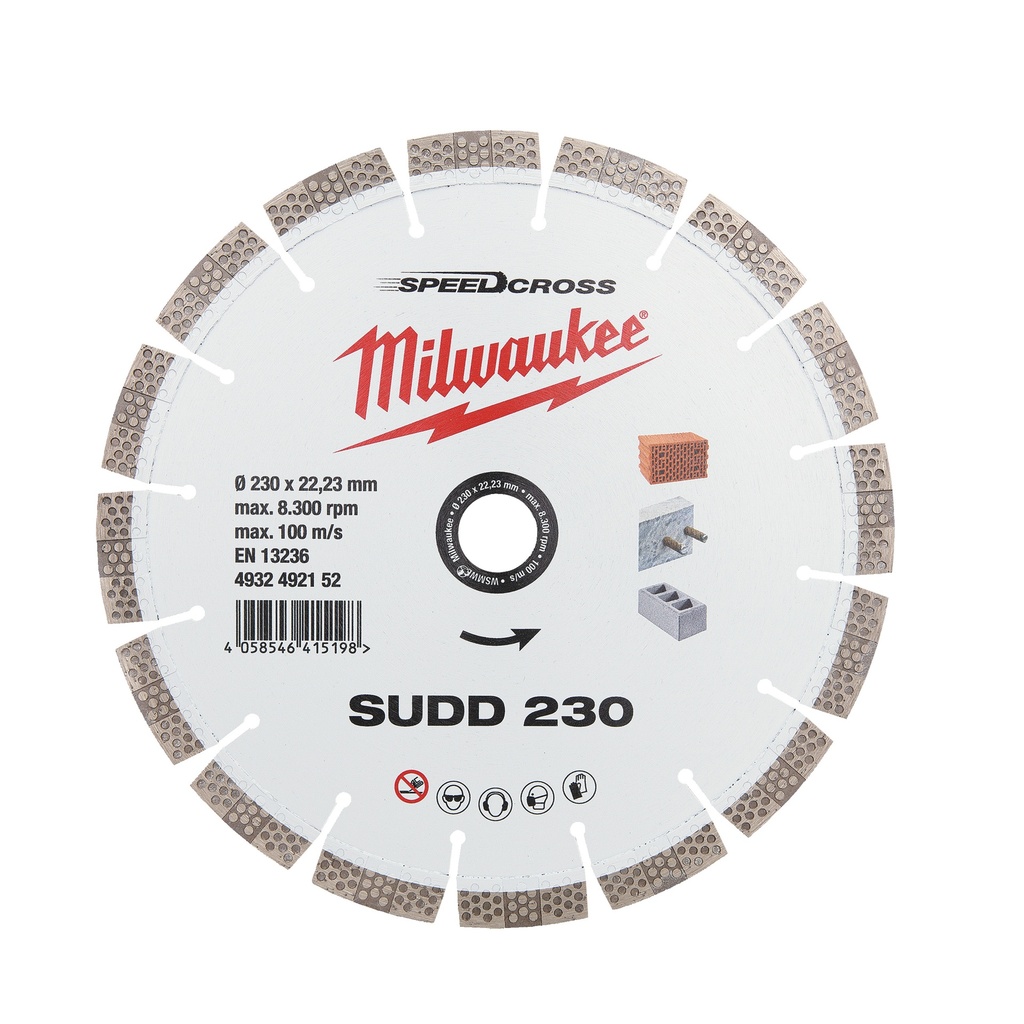 MILWAUKEE Speedcross Diamanttrennscheibe SUDD 230 mm