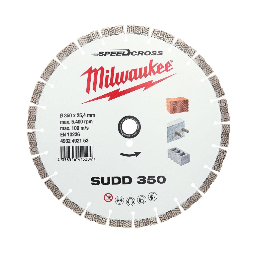 MILWAUKEE Speedcross Diamanttrennscheibe SUDD 350 mm