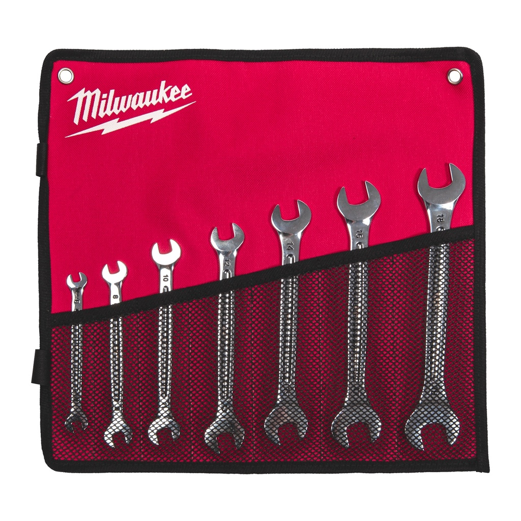 [4932492713] MILWAUKEE Doppel-Maulschlüssel Set (7-teilig (Maulschlüssel Set))