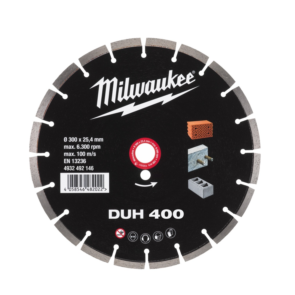 [4932493331] MILWAUKEE Diamanttrennscheibe DUH 300 mm