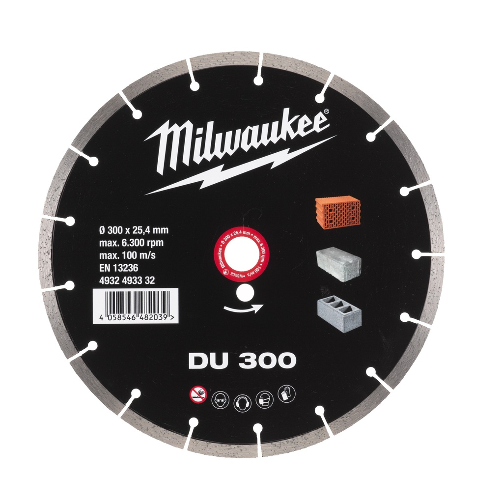 [4932493332] MILWAUKEE Diamanttrennscheibe DU 300 mm