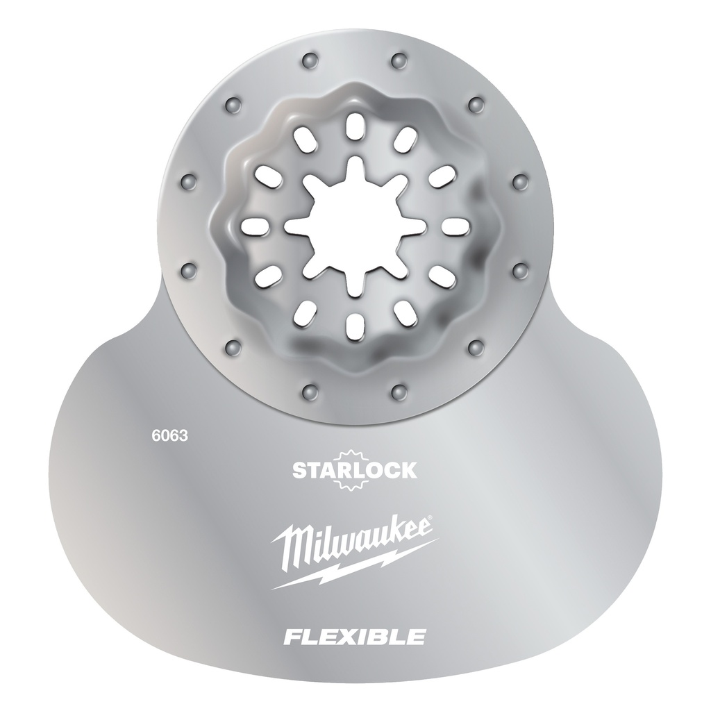[48906063] MILWAUKEE Multitool Starlock Schneidmesser Pilzform zum Schneiden von Silikon und weichem Kitt