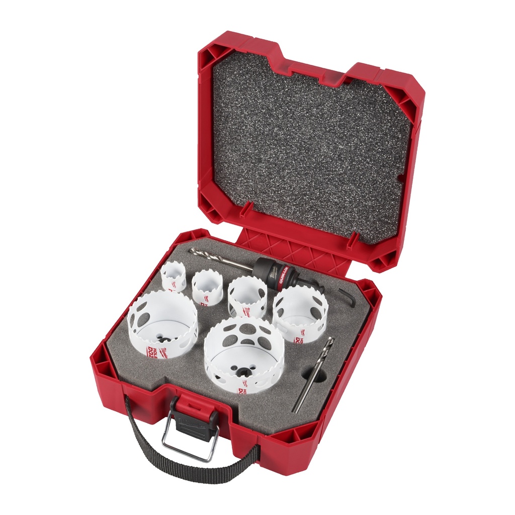 MILWAUKEE Lochsägen Bi-Metall Set QUIK-LOK 9-teilig